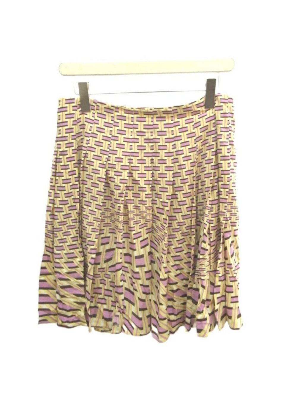 Prada Wrapskirt Pleats Yellow